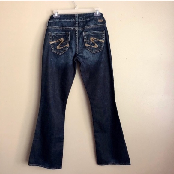 [Silver] Dark Denim Classic Jeans - Picture 1 of 3